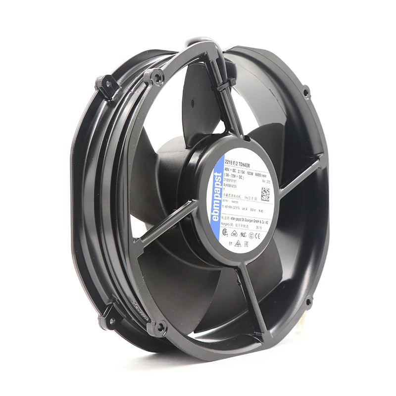 2218F/2TDH4OR-225 | ebm-papst 48V 103W DC Axial Fan for Electronics Cooling