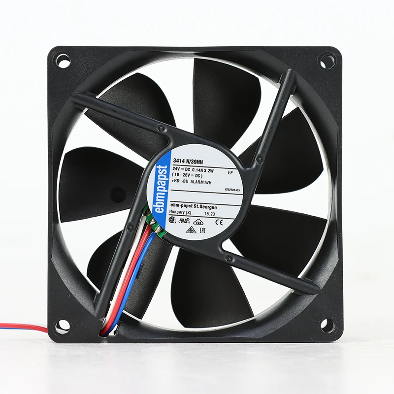 3414N/39HH | ebm-papst 24V 3.2W DC Axial Fan for Electronics Cooling