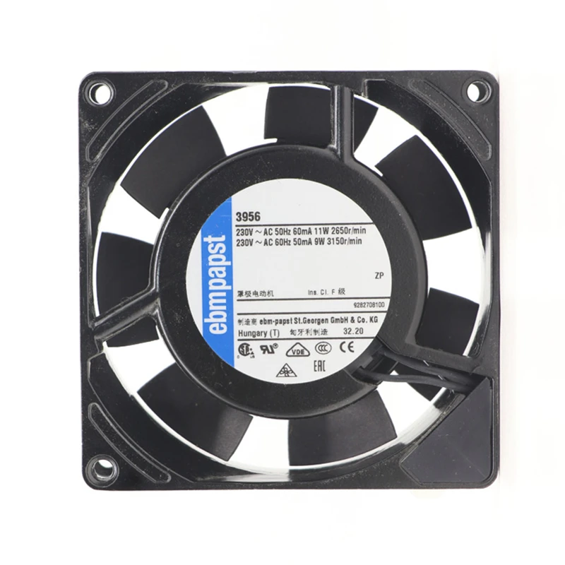 3956 | ebm-papst 230V 11W AC Axial Fan for Electronics Cooling