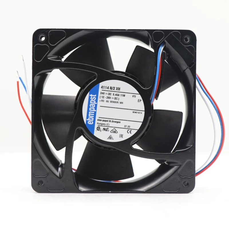 4114N/2XH | ebm-papst 24V 11W DC Axial Fan for Electronics Cooling