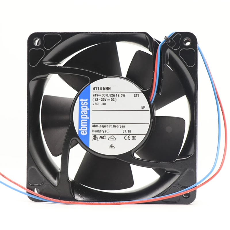 4114NHH | ebm-papst 24V 13W DC Axial Fan for Electronics Cooling