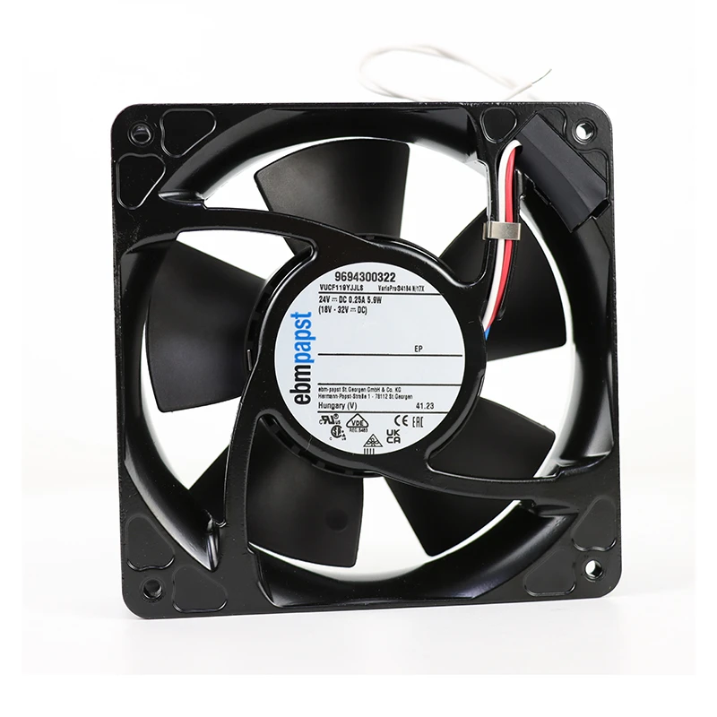 4184N/17X | ebm-papst 24V 5.9W DC Axial Fan for Electronics Cooling