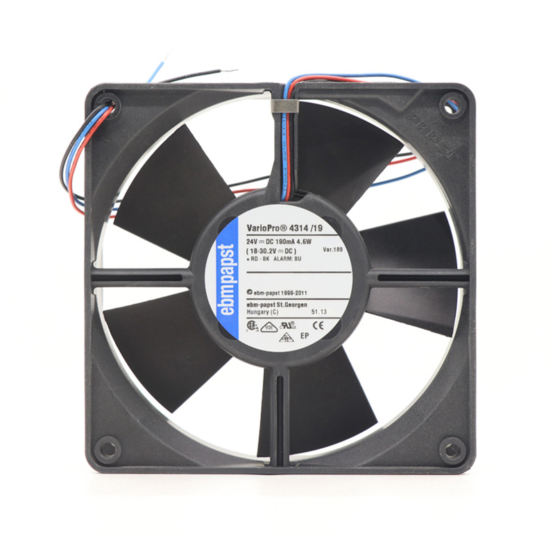 4314/19-189 | ebm-papst 24V 4.6W DC Axial Fan for Electronics Cooling