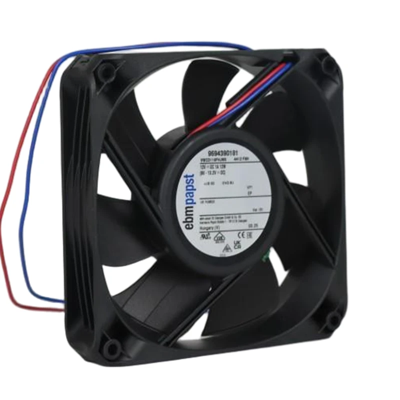 4412FNH | ebm-papst 12V 12W DC Axial Fan for Electronics Cooling