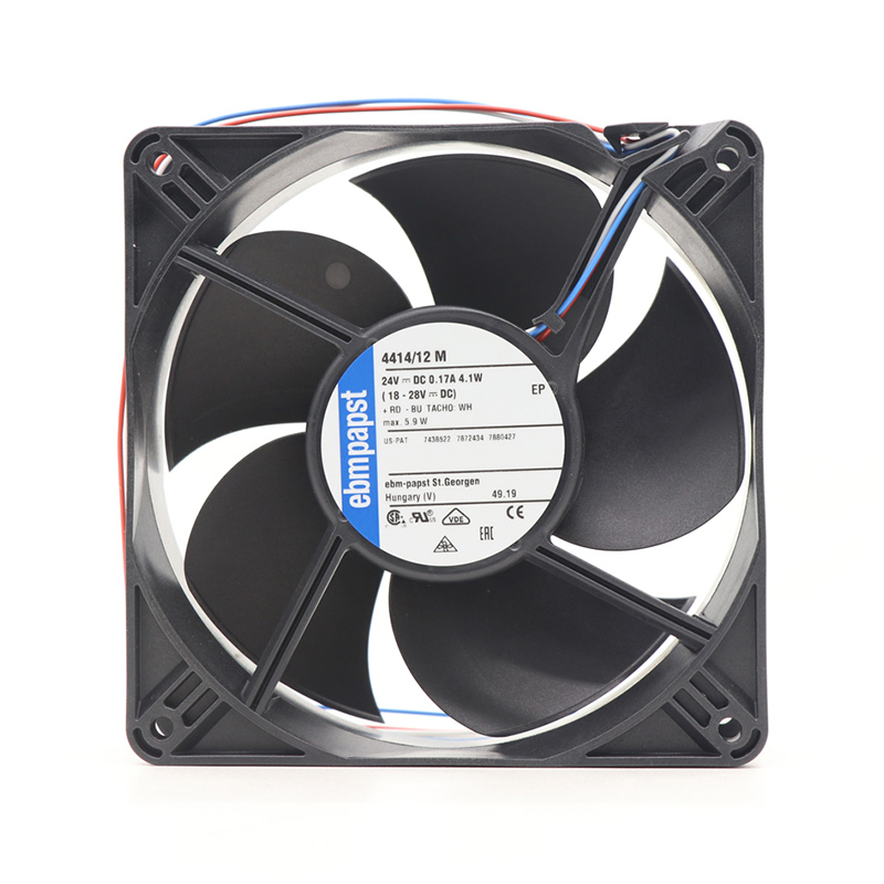 4414/12M | ebm-papst 24V 4.1W DC Axial Fan for Electronics Cooling