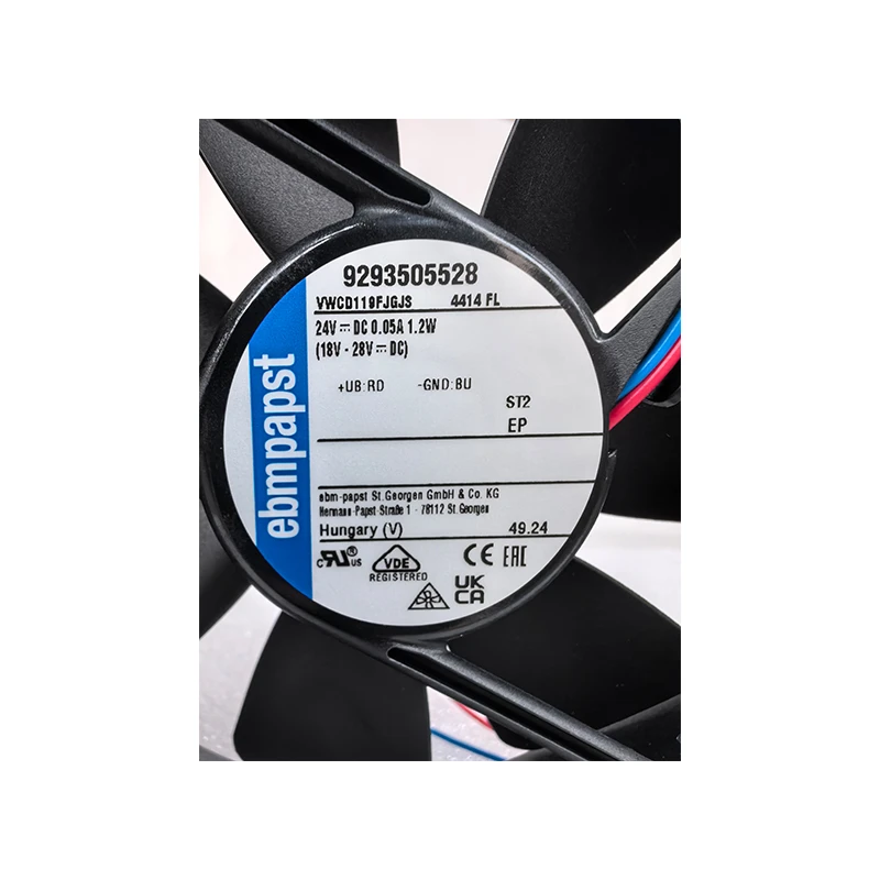 4414FL | ebm-papst 24V 1.2W DC Axial Fan for Electronics Cooling