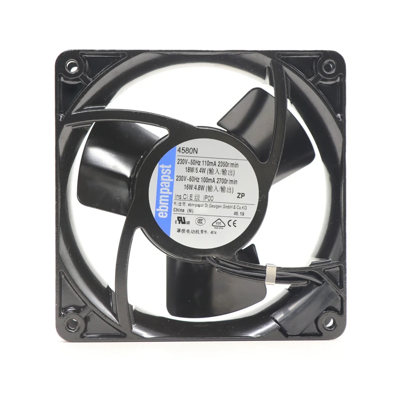 4580N | ebm-papst 230V 16W AC Axial Fan for Electronics Cooling