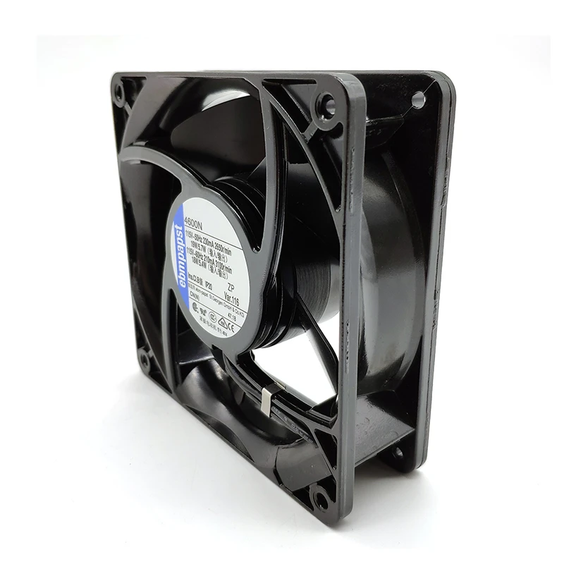 4600N-116 | ebm-papst 115V 18W AC Axial Fan for Electronics Cooling