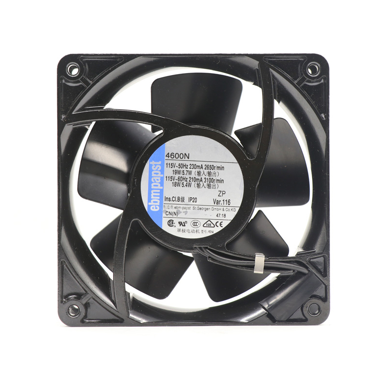 4600N | ebm-papst 115V 18W AC Axial Fan for Electronics Cooling