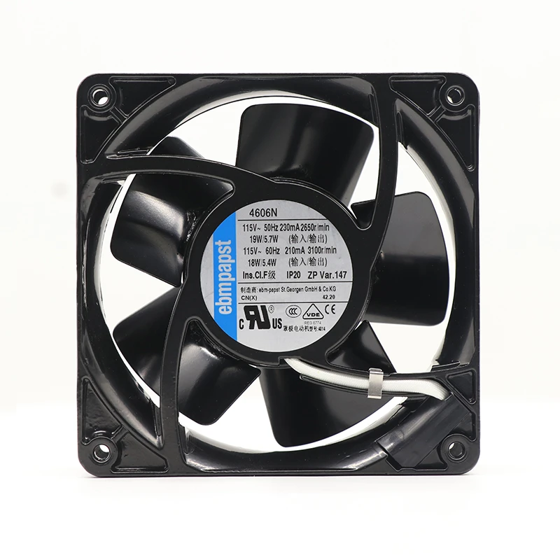 4606N | ebm-papst 115V 18W AC Axial Fan for Electronics Cooling