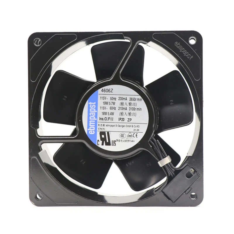 4606Z | ebm-papst 115V 19W AC Axial Fan for Electronics Cooling
