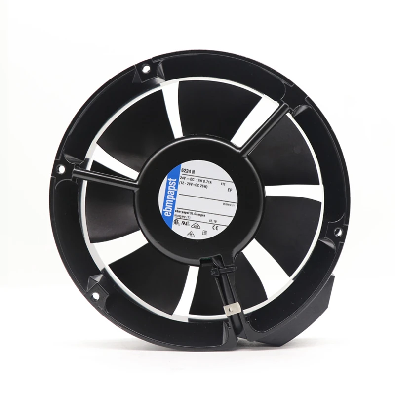 6224N | ebm-papst 24V 17W DC Axial Fan for Electronics Cooling