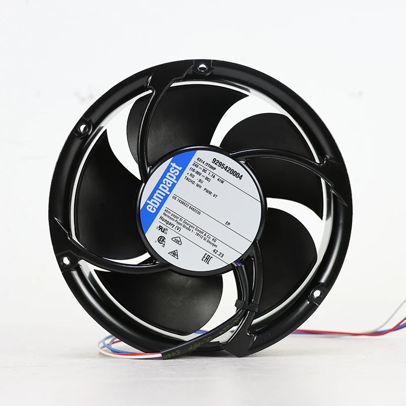 6314/2TDHP | ebm-papst 24V 40W DC Axial Fan for Electronics Cooling