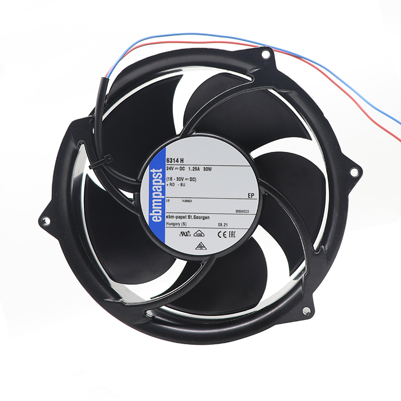 6314H | ebm-papst 24V 30W DC Axial Fan for Electronics Cooling