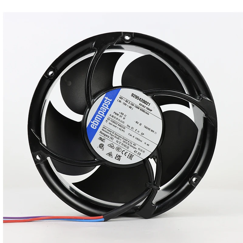 6318/2TDH4P | ebm-papst 48V 150W DC Axial Fan for Electronics Cooling