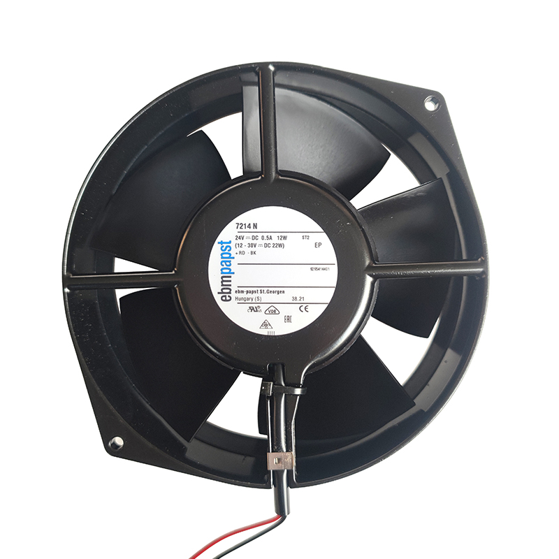 7214N | ebm-papst 24V 12W DC Axial Fan for Electronics Cooling
