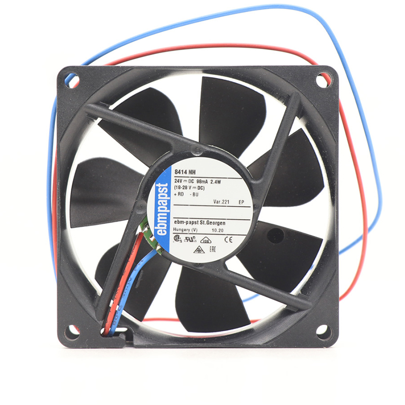 8414NH-221 | ebm-papst 24V 2.4W DC Axial Fan for Electronics Cooling
