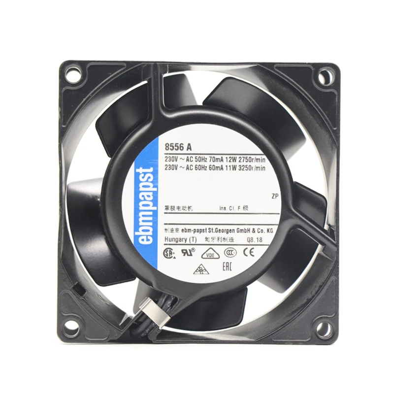 8556A | ebm-papst 230V 11W AC Axial Fan for Electronics Cooling