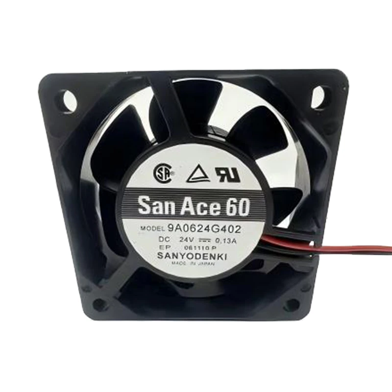 9A0624G402 | Sanyo Denki 24VDC 3.12W DC Axial Fan for UPS, server and telecom equipment cooling
