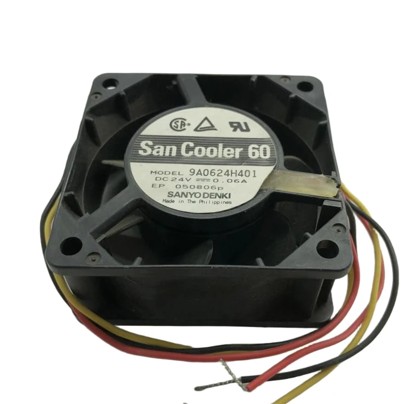 9A0624H401 | Sanyo Denki 24VDC 1.44W DC Axial Fan for UPS, server and telecom equipment cooling