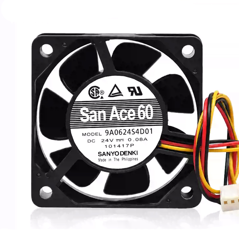 9A0624S4D01 | Sanyo Denki 24VDC 1.92W DC Axial Fan for UPS, server and telecom equipment cooling