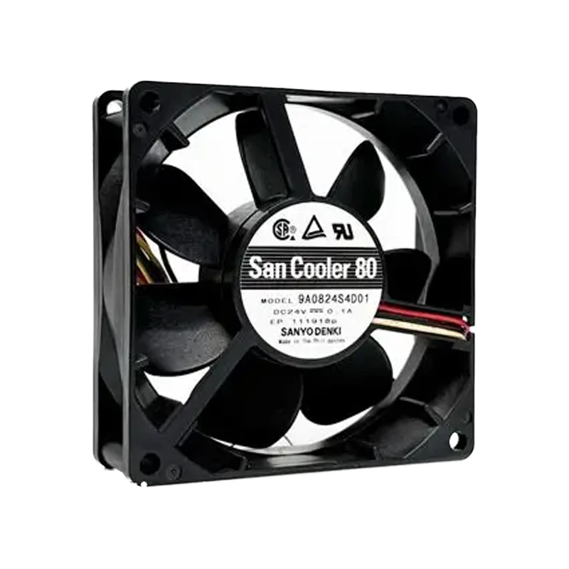 9A0824S4D01 | Sanyo Denki 24VDC 2.4W DC Axial Fan for UPS, server and telecom equipment cooling