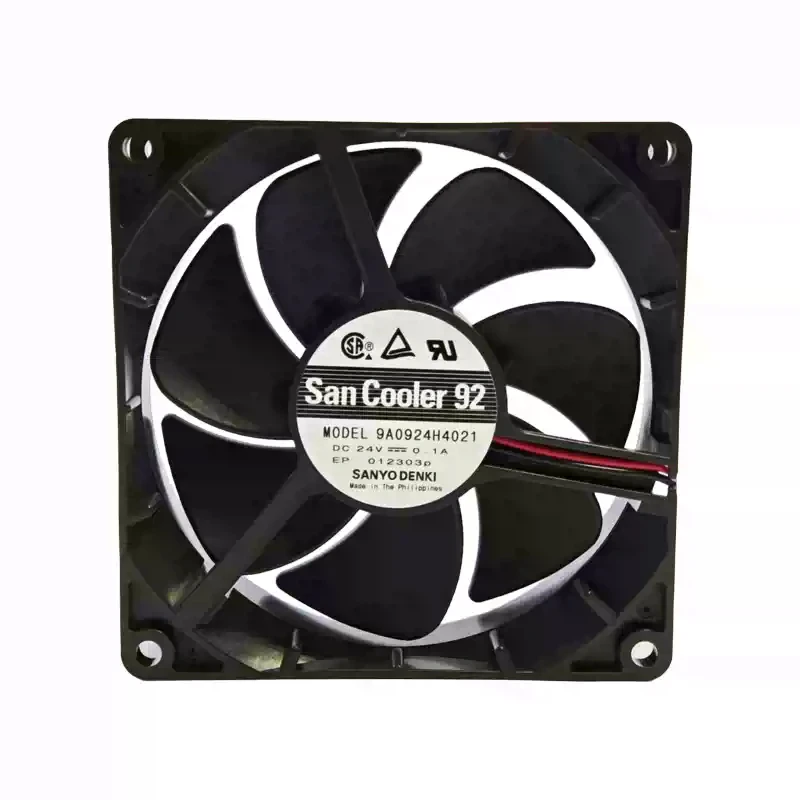 9A0924H4021 | Sanyo Denki 24VDC 2.4W DC Axial Fan for UPS, server and telecom equipment cooling
