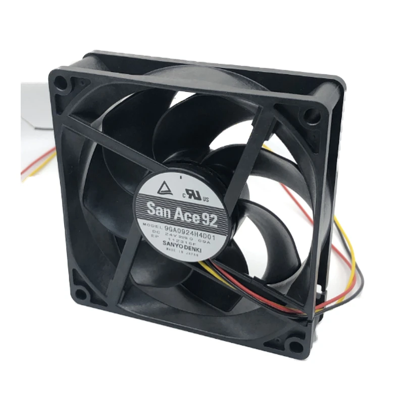9A0924H4D01 | Sanyo Denki 24VDC DC Axial Fan for UPS, server and telecom equipment cooling