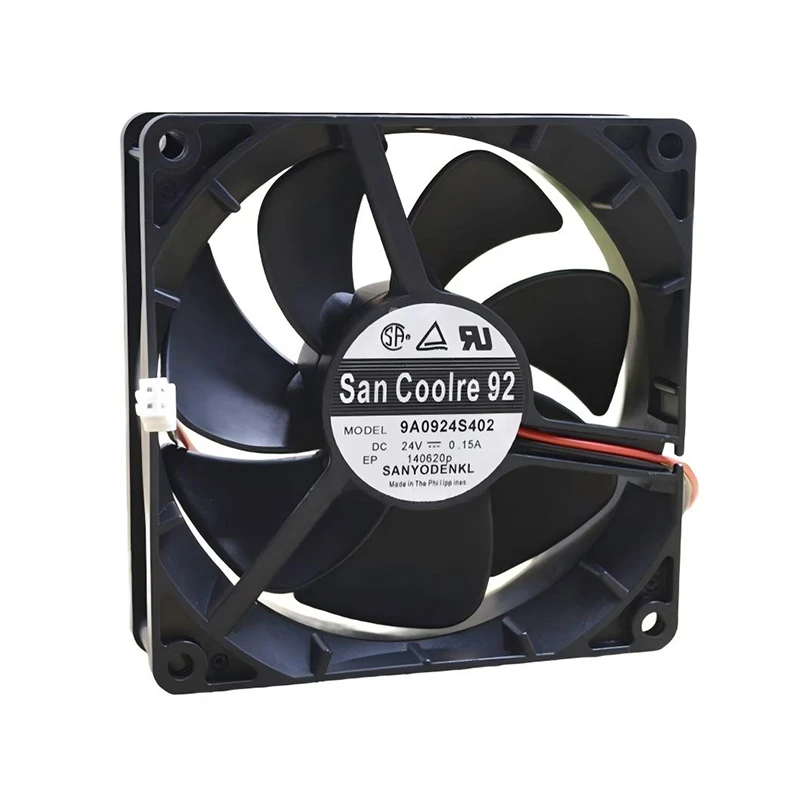 9A0924S402 | Sanyo Denki 24VDC 3.6W DC Axial Fan for UPS, server and telecom equipment cooling