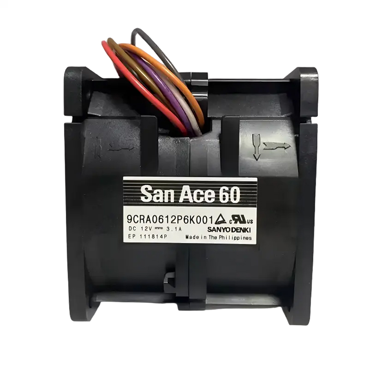 9CRA0612P6K001 | Sanyo Denki 12VDC 37.2W Counter-Rotating DC Axial Fan for data center and telecom cooling