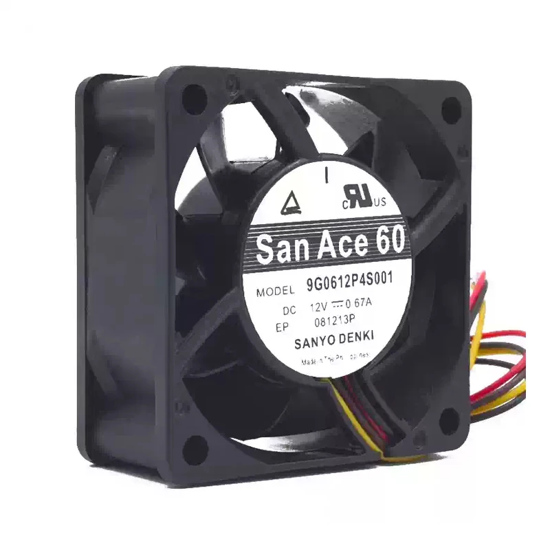 9G0612P4S001 | Sanyo Denki 12VDC 8.04W DC Axial Fan for UPS, server and telecom equipment cooling
