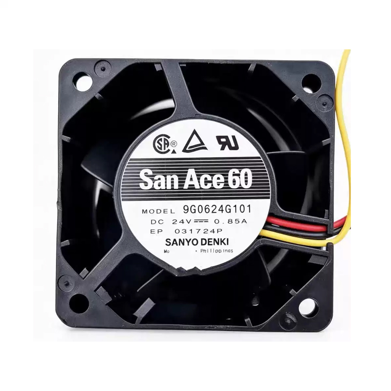 9G0624G101 | Sanyo Denki 24VDC 20.4W DC Axial Fan for UPS, server and telecom equipment cooling