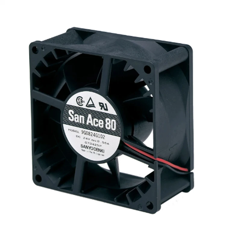 9G0824G102 | Sanyo Denki 24VDC 13.4W DC Axial Fan for UPS, server and telecom equipment cooling