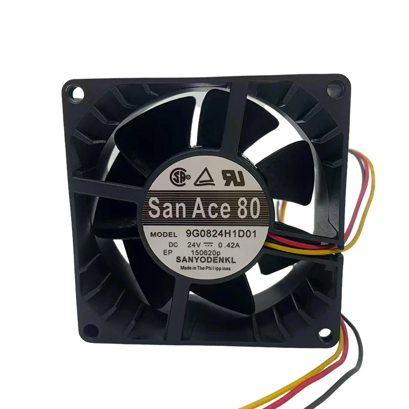 9G0824H1D01 | Sanyo Denki 24VDC 10.1W DC Axial Fan for UPS, server and telecom equipment cooling