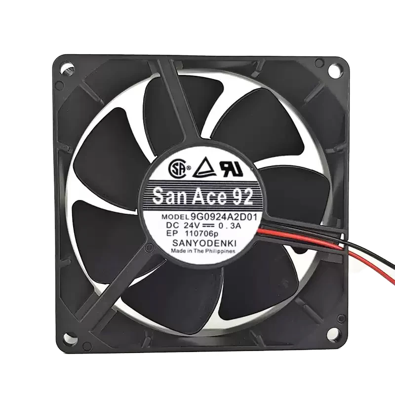 9G0924A2D01 | Sanyo Denki 24VDC 7.2W DC Axial Fan for UPS, server and telecom equipment cooling