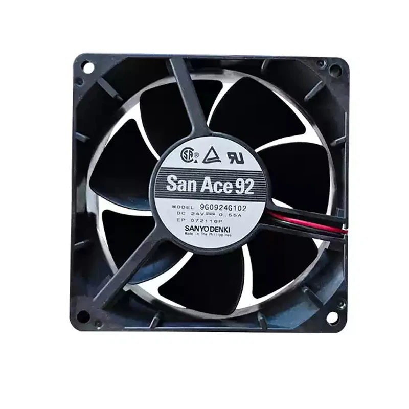 9G0924G102 | Sanyo Denki 24VDC 13.2W DC Axial Fan for UPS, server and telecom equipment cooling