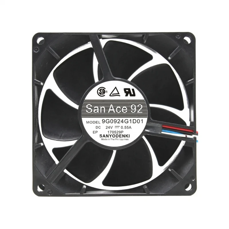 9G0924G1D01 | Sanyo Denki 24VDC 13.2W DC Axial Fan for UPS, server and telecom equipment cooling