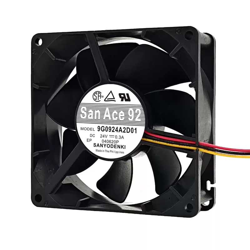 9G0924S2D01 | Sanyo Denki 24VDC 4.56W DC Axial Fan for UPS, server and telecom equipment cooling