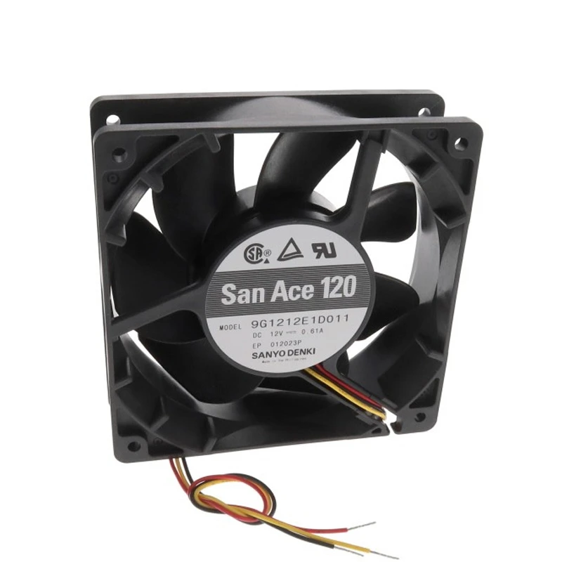 9G1212E1D01 | Sanyo Denki 12VDC 7.32W DC Axial Fan for UPS, server and telecom equipment cooling