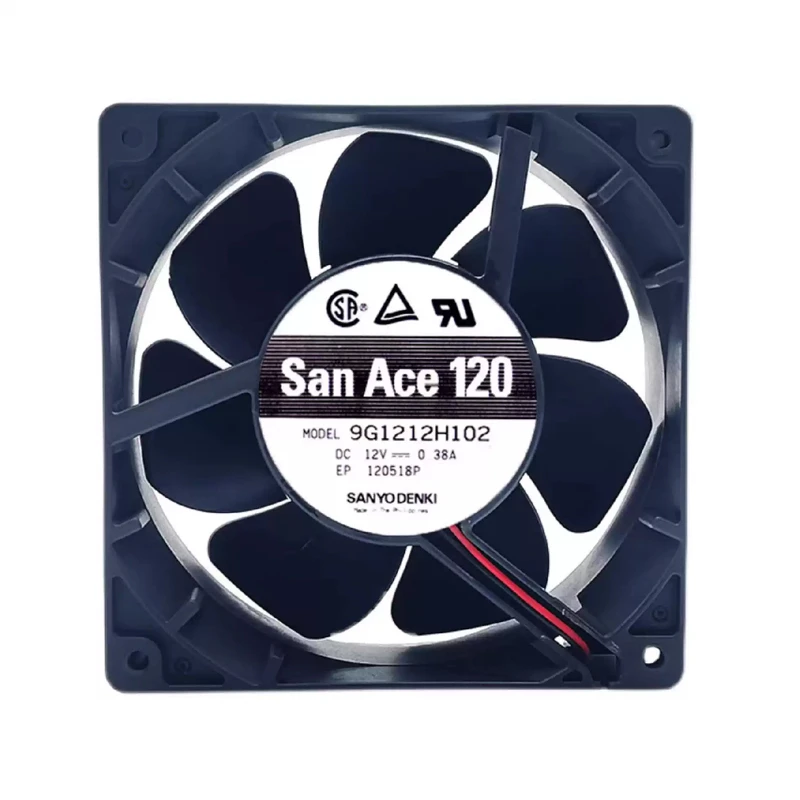 9G1212H102 | Sanyo Denki 12VDC 4.56W DC Axial Fan for UPS, server and telecom equipment cooling
