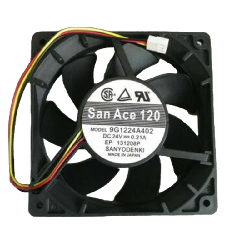 9G1224A402 | Sanyo Denki 24VDC 5.04W DC Axial Fan for UPS, server and telecom equipment cooling