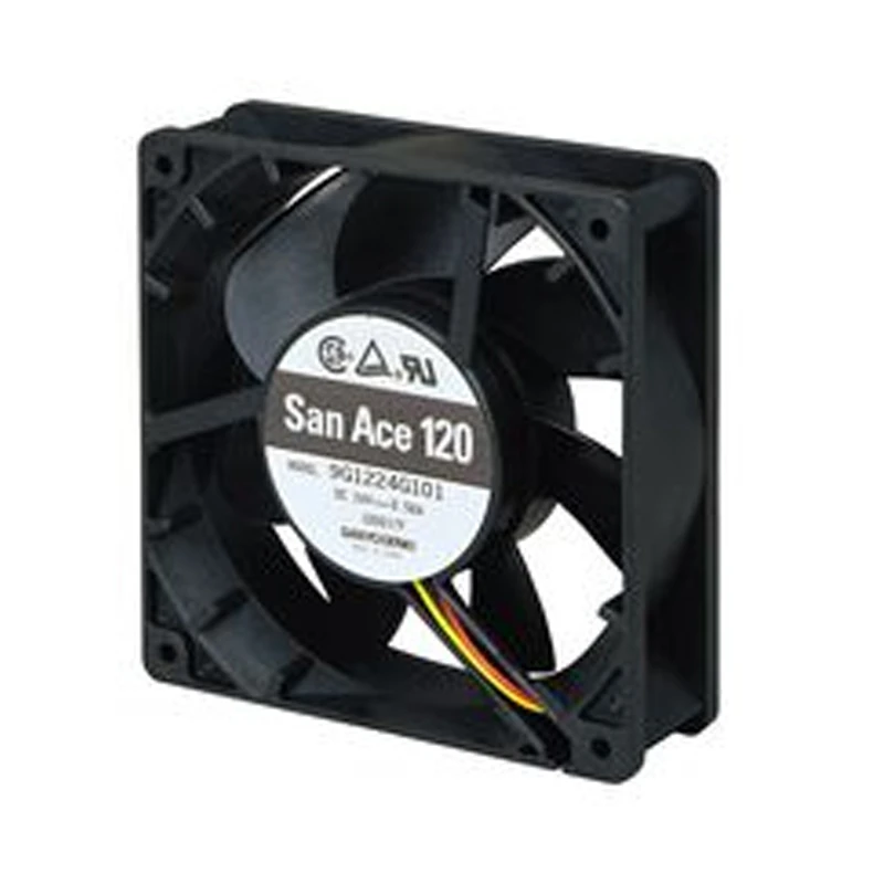 9G1224G101 | Sanyo Denki 12VDC 12W DC Axial Fan for UPS, server and telecom equipment cooling