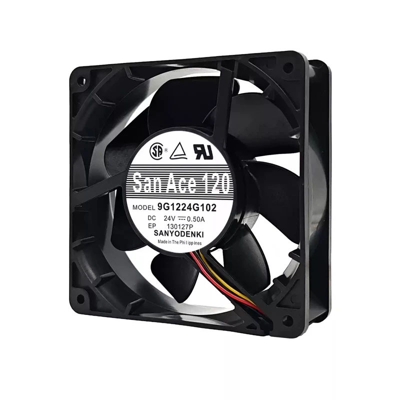 9G1224G102 | Sanyo Denki 24VDC 12W DC Axial Fan for UPS, server and telecom equipment cooling