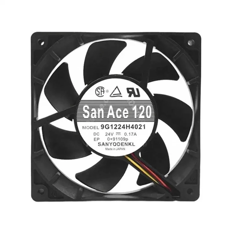 9G1224H4021 | Sanyo Denki 24VDC 4.08W DC Axial Fan for UPS, server and telecom equipment cooling
