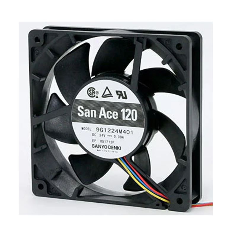 9G1224M401 | Sanyo Denki 24VDC 1.92W DC Axial Fan for UPS, server and telecom equipment cooling