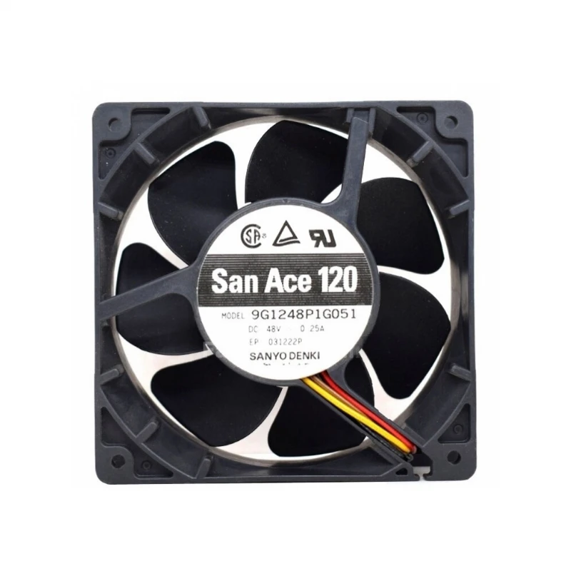 9G1248P1G051 | Sanyo Denki 48VDC DC Axial Fan for UPS, server and telecom equipment cooling