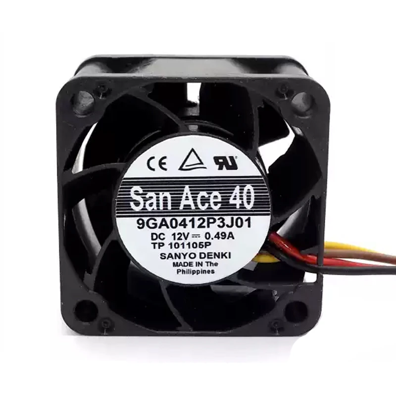 9GA0412P3J01 | Sanyo Denki 12VDC 5.88W DC Axial Fan for UPS, server and telecom equipment cooling