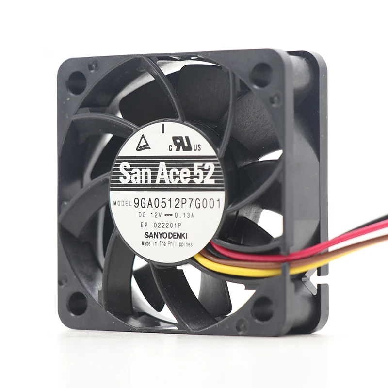 9GA0512P7G001 | Sanyo Denki 12VDC 1.56W DC Axial Fan for UPS, server and telecom equipment cooling