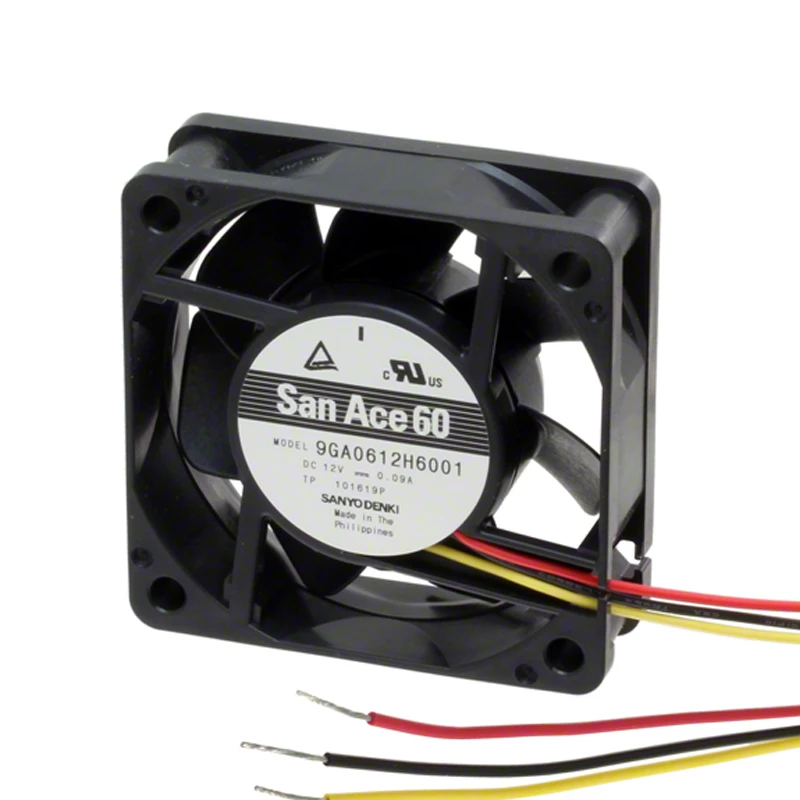 9GA0612H6001 | Sanyo Denki 12VDC 1.08W DC Axial Fan for UPS, server and telecom equipment cooling
