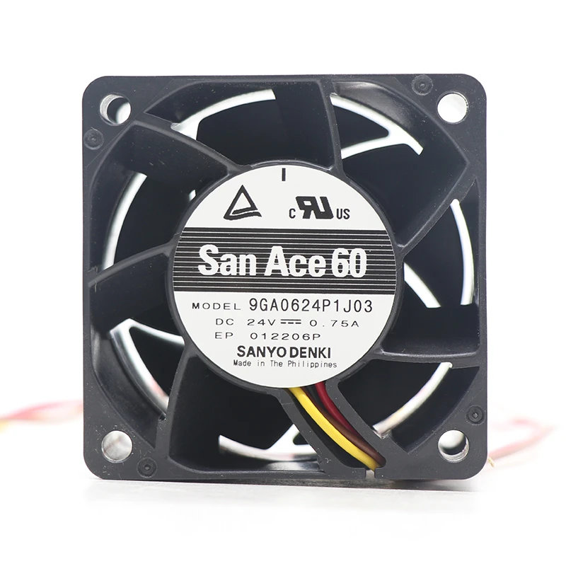9GA0624P1J03 | Sanyo Denki 24VDC 18W DC Axial Fan for UPS, server and telecom equipment cooling